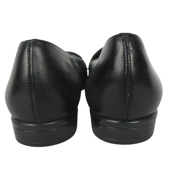 Trotters Women's Loafers Flats Black Leather Bow Relate Size 8S`Luxury Classic - Picture 7 of 8